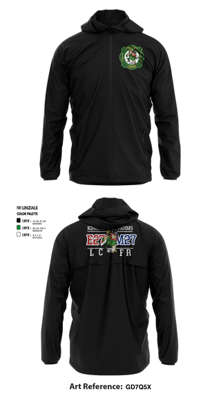 Windbreaker, Kirkpatrick Farms Loudoun CO, Fire Department, Teamtime, Team time, sublimation, custom sports apparel, team uniforms, spirit wear, spiritwear, sports uniforms, custom shirts, team store, custom team store, fundraiser sports, apparel fundraiser