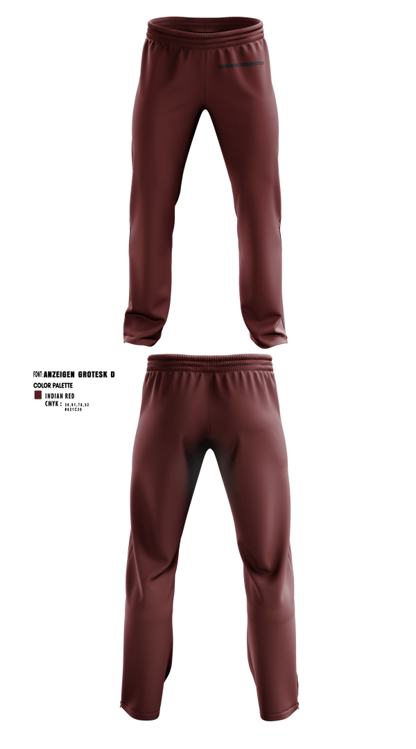 Sweatpants, RockieRed, Men's Basketball, Teamtime, Team time, sublimation, custom sports apparel, team uniforms, spirit wear, spiritwear, sports uniforms, custom shirts, team store, custom team store, fundraiser sports, apparel fundraiser