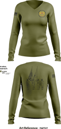 Detachment Republica Moldova 57338540 Women's Long Sleeve V-neck Shirt - 14