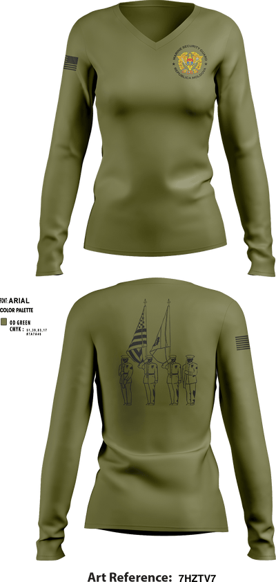 Detachment Republica Moldova 57338540 Women's Long Sleeve V-neck Shirt - 14