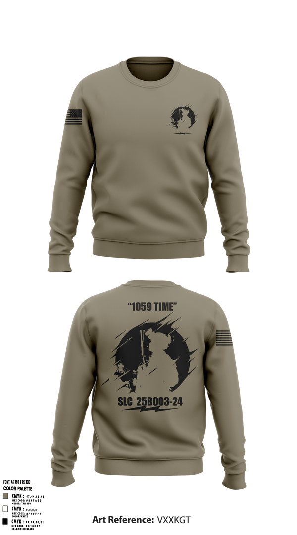 Crew Neck Sweatshirt, SLC 25B003 24, Army, Teamtime, Team time, sublimation, custom sports apparel, team uniforms, spirit wear, spiritwear, sports uniforms, custom shirts, team store, custom team store, fundraiser sports, apparel fundraiser