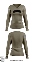 HHC Mortars, 2-505 PIR 68912099 Women's Long Sleeve V-neck Shirt - 53