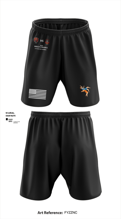 673 EFD/ 334 FEST 89104127 Athletic Shorts With Pockets - 2