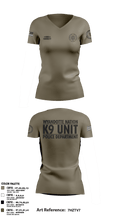 K9 Unit 27578074 Women's Short Sleeve V-neck Shirt - 7