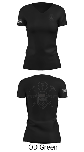 Women's Short Sleeve Vneck Shirt, , Army, Teamtime, Team time, sublimation, custom sports apparel, team uniforms, spirit wear, spiritwear, sports uniforms, custom shirts, team store, custom team store, fundraiser sports, apparel fundraiser