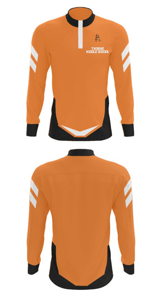 Quarter Zip Jacket, Thorne Middle School, Spirit Store, Teamtime, Team time, sublimation, custom sports apparel, team uniforms, spirit wear, spiritwear, sports uniforms, custom shirts, team store, custom team store, fundraiser sports, apparel fundraiser