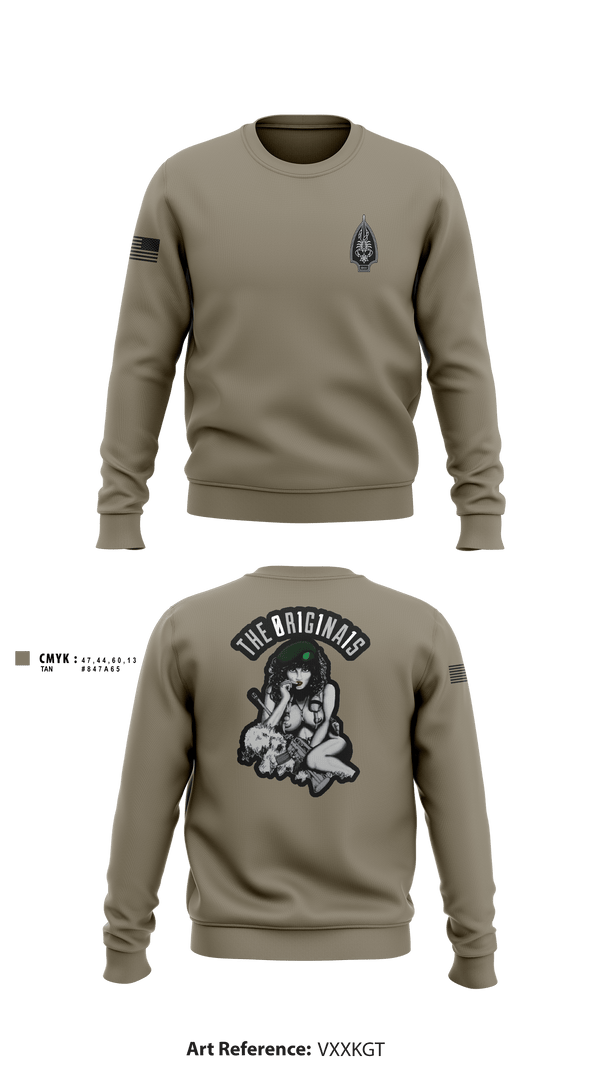 Crew Neck Sweatshirt, , Army, Teamtime, Team time, sublimation, custom sports apparel, team uniforms, spirit wear, spiritwear, sports uniforms, custom shirts, team store, custom team store, fundraiser sports, apparel fundraiser