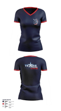 Texas Titans Youth Football 17189264 Women's Short Sleeve V-neck Shirt - 1