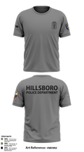 Hillsboro Police Department 31441057 Short Sleeve Performance Shirt - 4