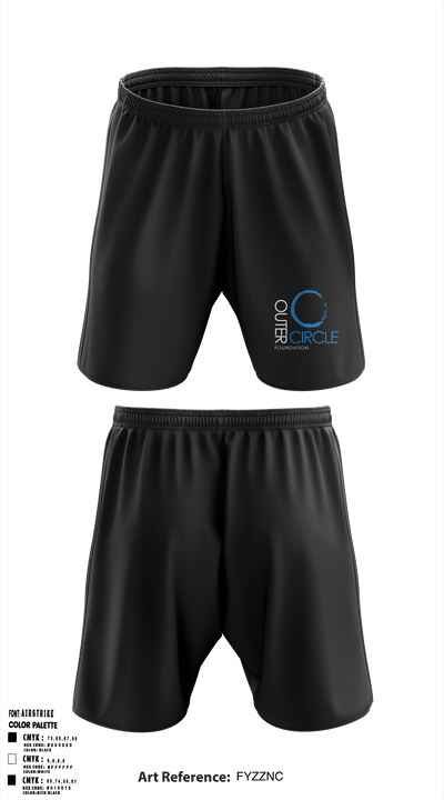 Outer Circle Foundation 46090524 Athletic Shorts With Pockets - 1
