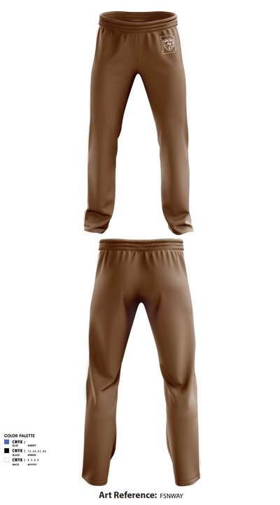 Delran High School Wrestling 59171383 Sweatpants - 1