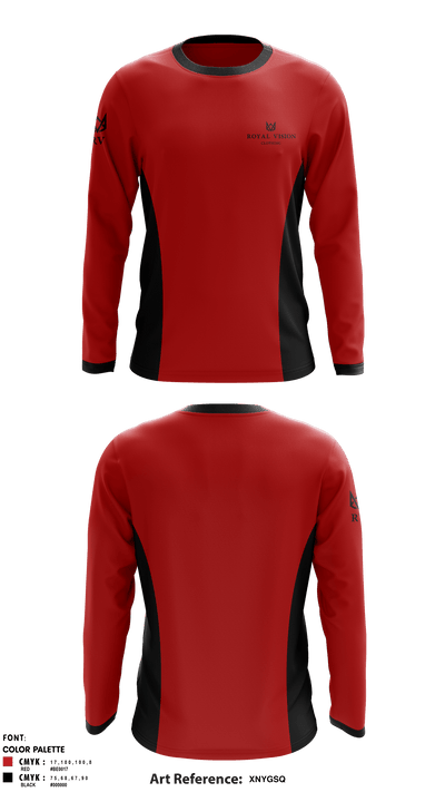 Royal Vision 13618350 Long Sleeve Performance Shirt - 1