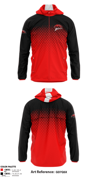 Windbreaker, Union Grove High School Cheer, Cheer, Teamtime, Team time, sublimation, custom sports apparel, team uniforms, spirit wear, spiritwear, sports uniforms, custom shirts, team store, custom team store, fundraiser sports, apparel fundraiser