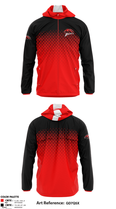Union Grove High School Cheer 8056600 Windbreaker - 1