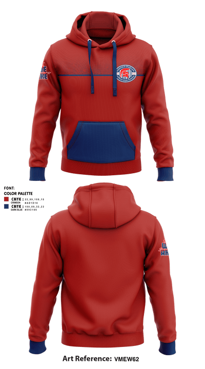 Deerfield Spartans 70585426 Hoodie - 2