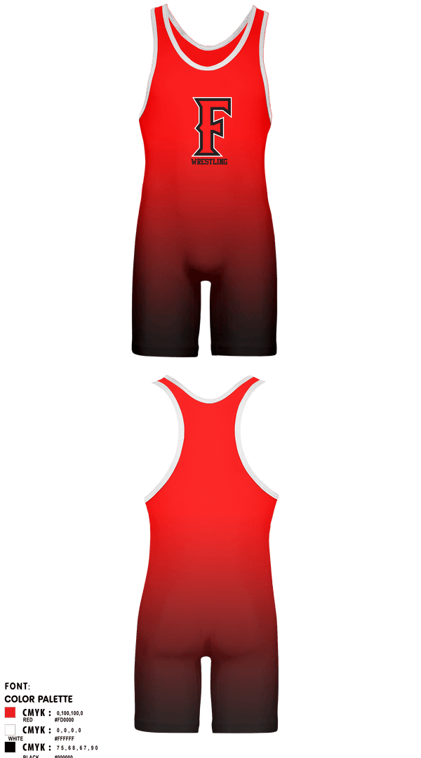 Wrestling Singlet, Frontier Senior High School Wrestling, Wrestling, Teamtime, Team time, sublimation, custom sports apparel, team uniforms, spirit wear, spiritwear, sports uniforms, custom shirts, team store, custom team store, fundraiser sports, apparel fundraiser