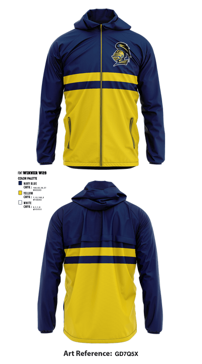Lisbon Central High School Cheer 39151888 Windbreaker - 1