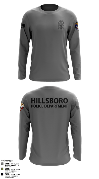 Long Sleeve Performance Shirt, , Police, Teamtime, Team time, sublimation, custom sports apparel, team uniforms, spirit wear, spiritwear, sports uniforms, custom shirts, team store, custom team store, fundraiser sports, apparel fundraiser