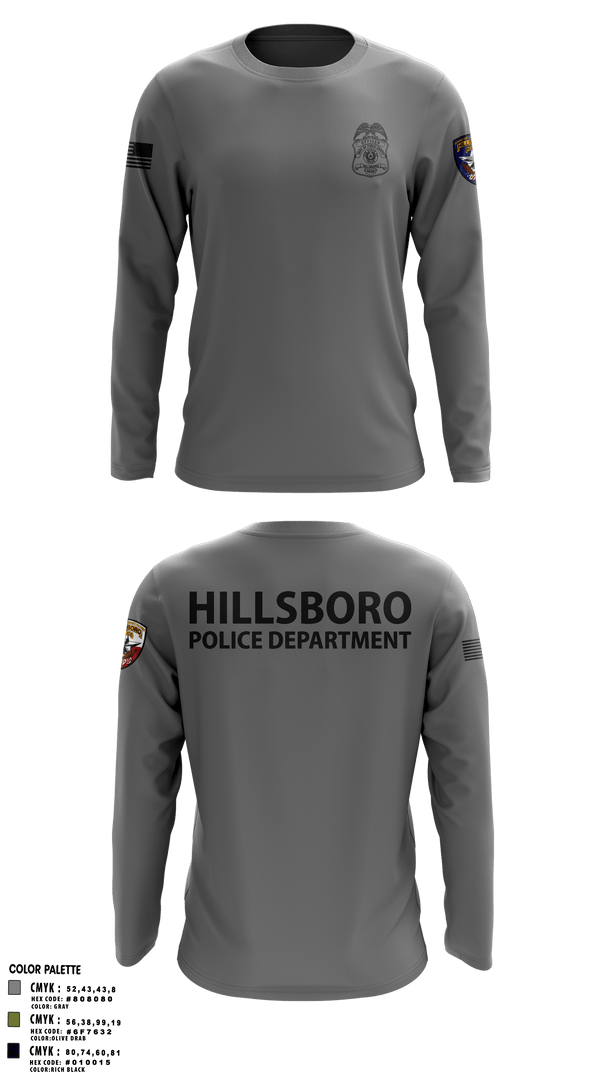 Long Sleeve Performance Shirt, , Police, Teamtime, Team time, sublimation, custom sports apparel, team uniforms, spirit wear, spiritwear, sports uniforms, custom shirts, team store, custom team store, fundraiser sports, apparel fundraiser