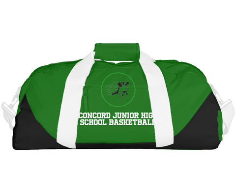 Duffle Bag, Concord Junior High School Basketball, Men's Basketball, Teamtime, Team time, sublimation, custom sports apparel, team uniforms, spirit wear, spiritwear, sports uniforms, custom shirts, team store, custom team store, fundraiser sports, apparel fundraiser
