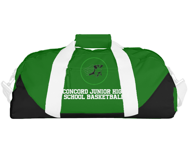 Duffle Bag, Concord Junior High School Basketball, Men's Basketball, Teamtime, Team time, sublimation, custom sports apparel, team uniforms, spirit wear, spiritwear, sports uniforms, custom shirts, team store, custom team store, fundraiser sports, apparel fundraiser