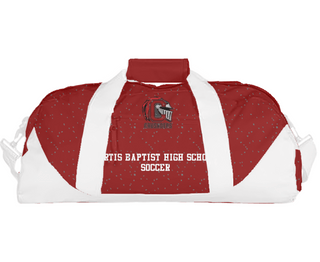 Duffle Bag, Curtis Baptist High School Soccer, Men's Soccer, Teamtime, Team time, sublimation, custom sports apparel, team uniforms, spirit wear, spiritwear, sports uniforms, custom shirts, team store, custom team store, fundraiser sports, apparel fundraiser