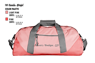 Duffle Bag, Mazie’s Boutique, LLC, , Teamtime, Team time, sublimation, custom sports apparel, team uniforms, spirit wear, spiritwear, sports uniforms, custom shirts, team store, custom team store, fundraiser sports, apparel fundraiser
