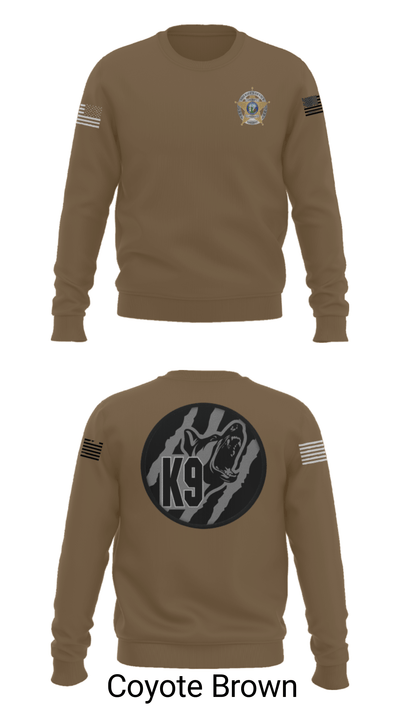 Wayne County K9 Team 22596021 Crew Neck Sweatshirt - 10
