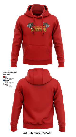 Hoodie, Copperas Chiefs, Football, Teamtime, Team time, sublimation, custom sports apparel, team uniforms, spirit wear, spiritwear, sports uniforms, custom shirts, team store, custom team store, fundraiser sports, apparel fundraiser
