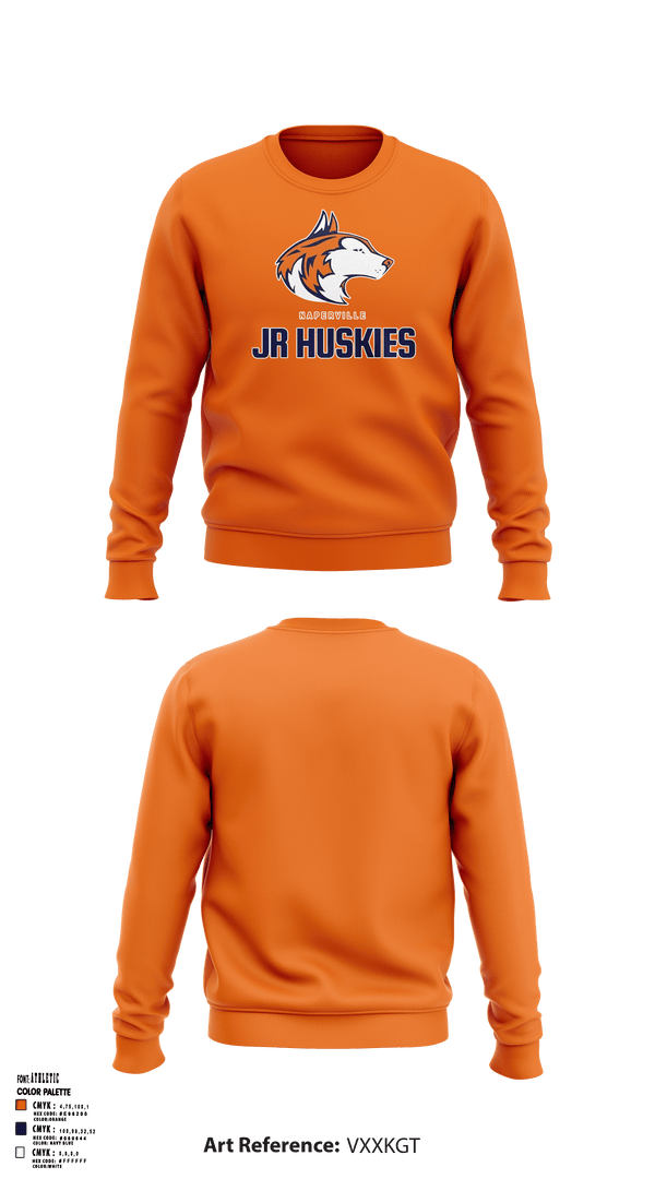 Crew Neck Sweatshirt, Jr Huskies Basketball, Men's Basketball, Teamtime, Team time, sublimation, custom sports apparel, team uniforms, spirit wear, spiritwear, sports uniforms, custom shirts, team store, custom team store, fundraiser sports, apparel fundraiser