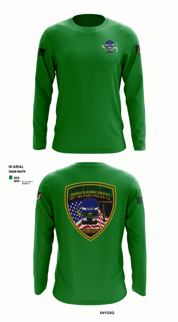 Long Sleeve Performance Shirt, 295th Military Police Company, , Teamtime, Team time, sublimation, custom sports apparel, team uniforms, spirit wear, spiritwear, sports uniforms, custom shirts, team store, custom team store, fundraiser sports, apparel fundraiser