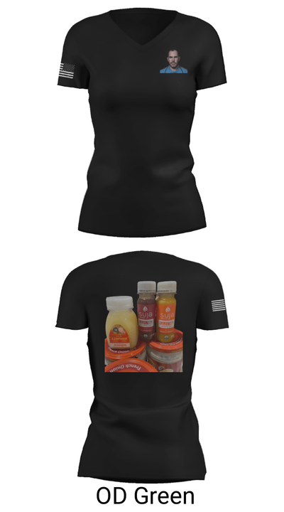 ALPHA BATTERY 2-116 FAR 52826459 Women's Short Sleeve V-neck Shirt - 22