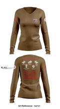 411th Engineer Battalion 54213256 Women's Long Sleeve V-neck Shirt - 18