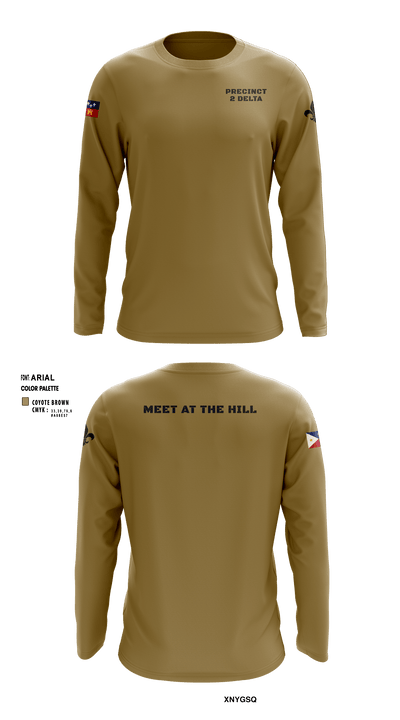 Precinct 2 Delta 41159276 Long Sleeve Performance Shirt - 3