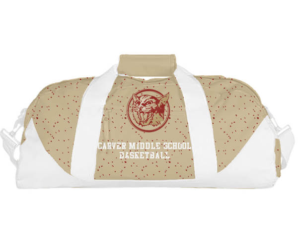Duffle Bag, Carver Middle School Basketball, Men's Basketball, Teamtime, Team time, sublimation, custom sports apparel, team uniforms, spirit wear, spiritwear, sports uniforms, custom shirts, team store, custom team store, fundraiser sports, apparel fundraiser
