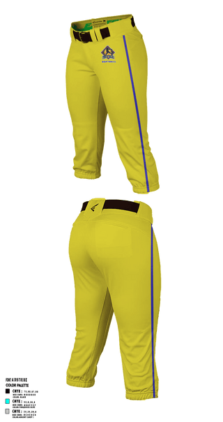 Softball Pants, Women's Fastpitch Softball Association, Softball, Teamtime, Team time, sublimation, custom sports apparel, team uniforms, spirit wear, spiritwear, sports uniforms, custom shirts, team store, custom team store, fundraiser sports, apparel fundraiser