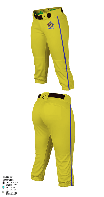 Women's Fastpitch Softball Association 78324561 Softball Pants - 1