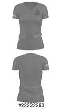 Pioneer Ridge Middle School Volleyball 26800104 Women's Short Sleeve V-neck Shirt - 17