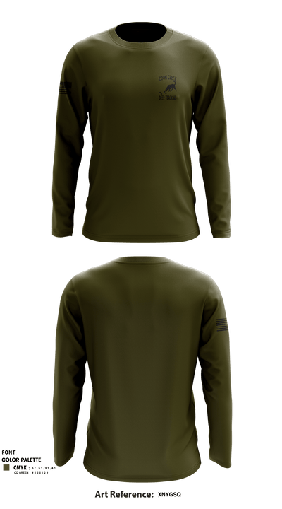 Coon Creek Deer Tracking 80561059 Long Sleeve Performance Shirt - 2