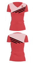 Hicksville High School Band 68269681 Women's Short Sleeve V-neck Shirt - 5