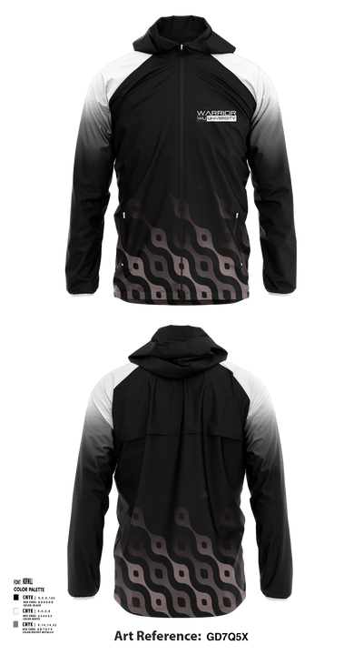 Warrior University 35293904 Windbreaker - 1