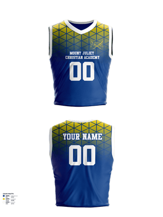 Mens Basketball Jersey, Mount Juliet Christian Academy High School Basketball, Men's Basketball, Teamtime, Team time, sublimation, custom sports apparel, team uniforms, spirit wear, spiritwear, sports uniforms, custom shirts, team store, custom team store, fundraiser sports, apparel fundraiser