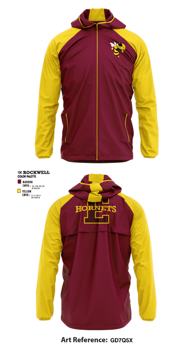Enumclaw High School 61712627 Windbreaker - 1