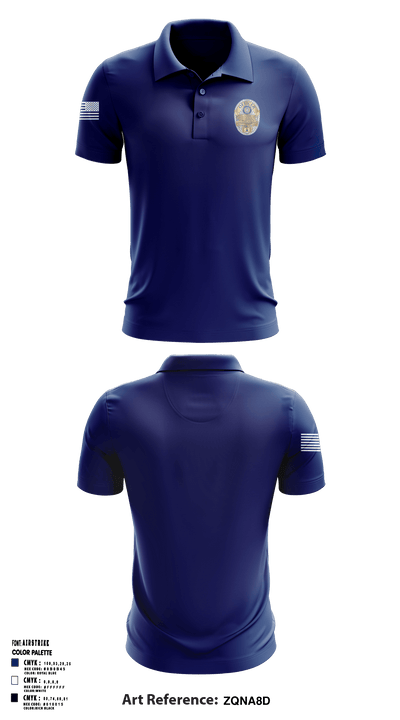 Jacksboro Police Department 19640406 Short Sleeve Performance Polo - 24