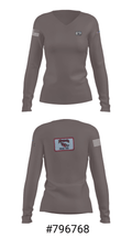 Echo pol 1/126 avn 6177830 Women's Long Sleeve V-neck Shirt - 36
