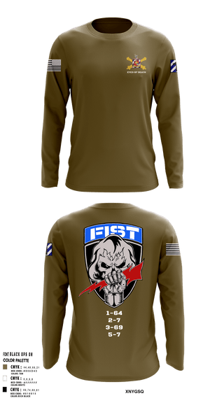 Long Sleeve Performance Shirt, 1-41 FA, Army, Teamtime, Team time, sublimation, custom sports apparel, team uniforms, spirit wear, spiritwear, sports uniforms, custom shirts, team store, custom team store, fundraiser sports, apparel fundraiser