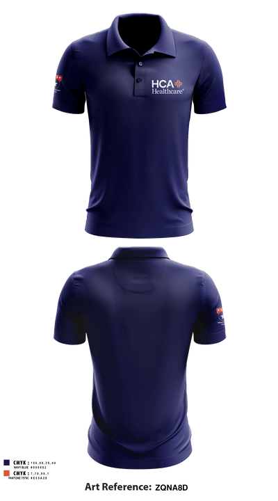 HCA HEALTHCARE 97224522 Short Sleeve Performance Polo - 3