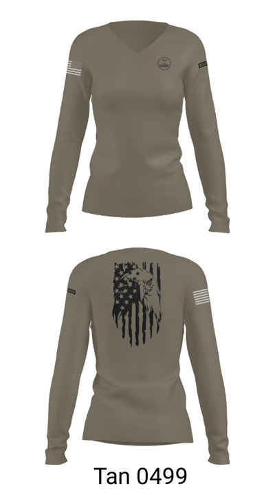 State Public Affairs 94733866 Women's Long Sleeve V-neck Shirt - 47