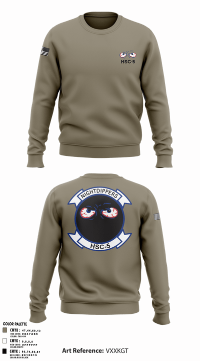 HSC-5 92316716 Crew Neck Sweatshirt - 1