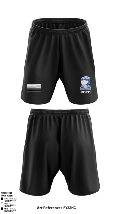 Army ROTC 93764198 Athletic Shorts With Pockets - 1
